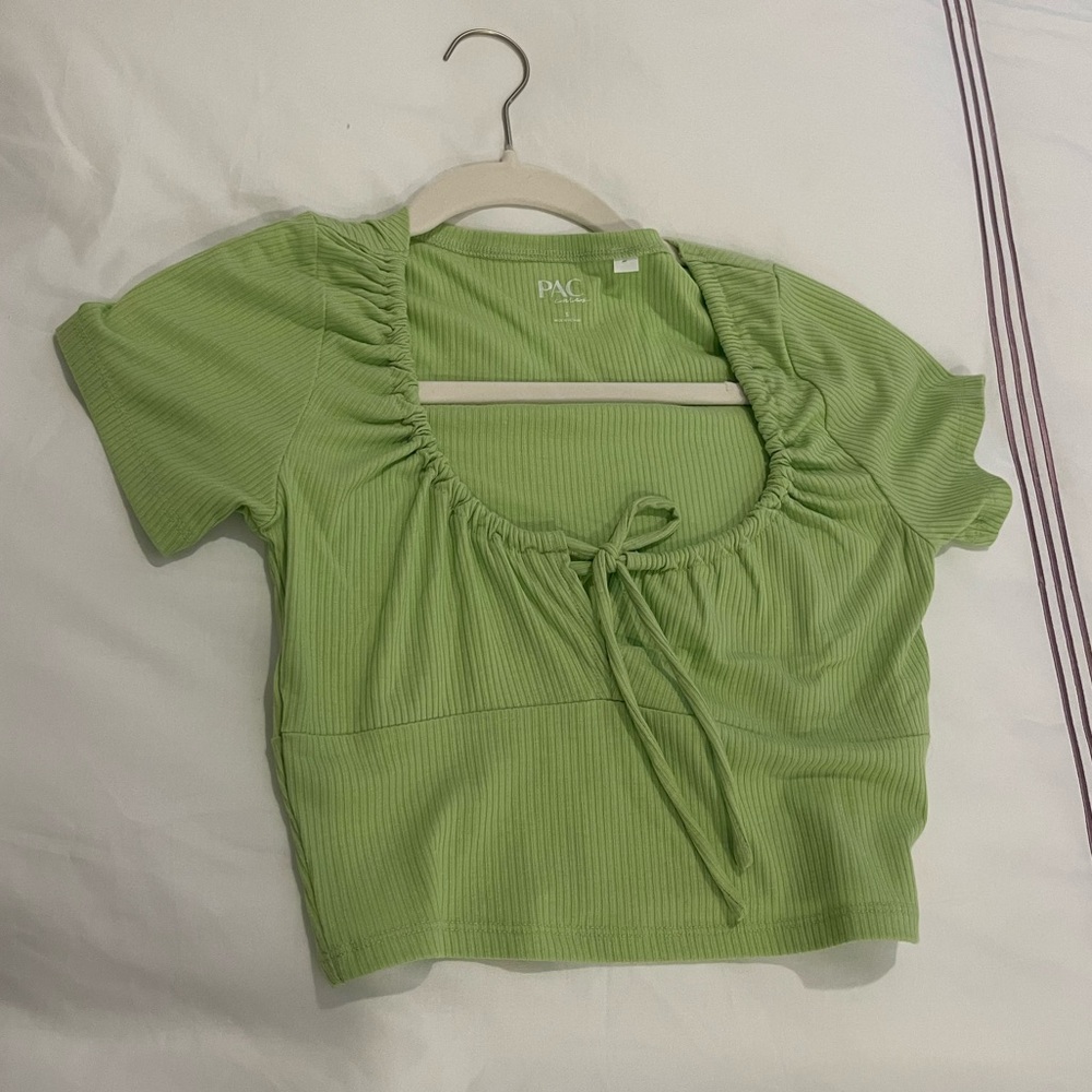 Pacsun green crop top